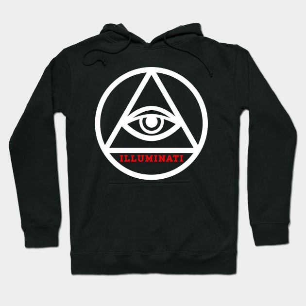 All-seeing Illuminati Eye Hoodie by Raven's Eye